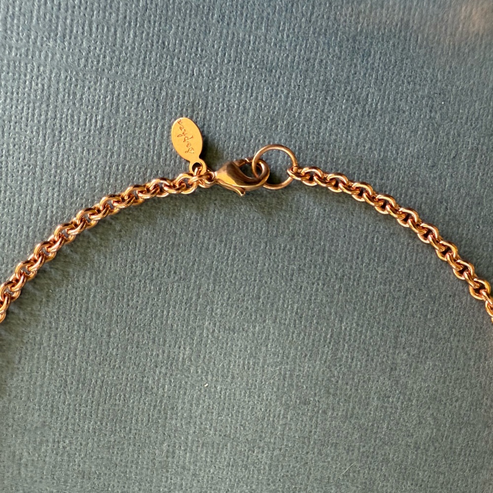 NEW 18" Copper, Malachite & Chrysocolla Teardrop Statement Necklace Earring Set - Picture 5 of 9